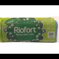 Saco pra lixo 50LT 30un