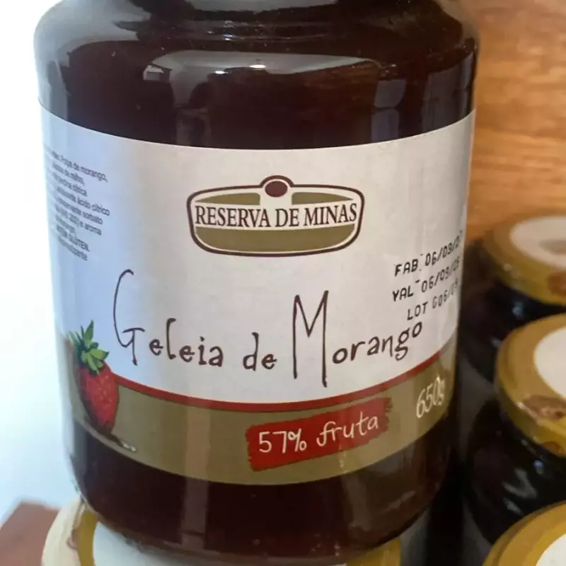 GELEIA DE MORANGO RES MINAS