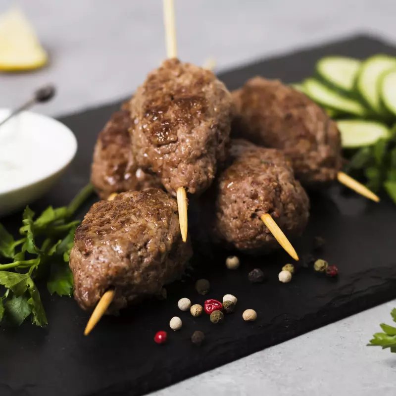 Plat Brochette Viande Hachée