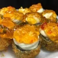 Hot roll Salmão - Geleia de Pimenta