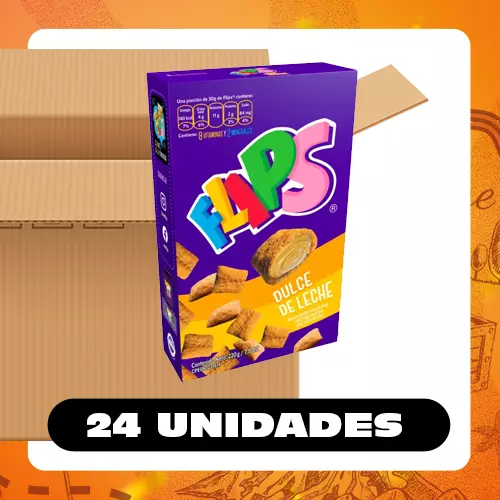 Bulto Flips Cereal Dulce Leche 220g