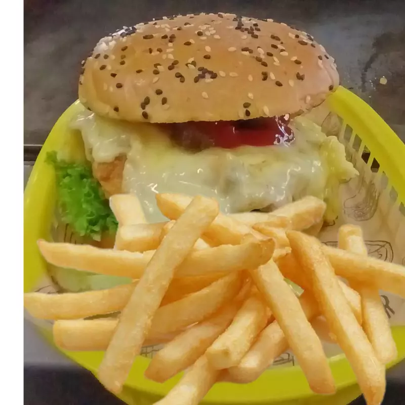 Burger pollo en paquete