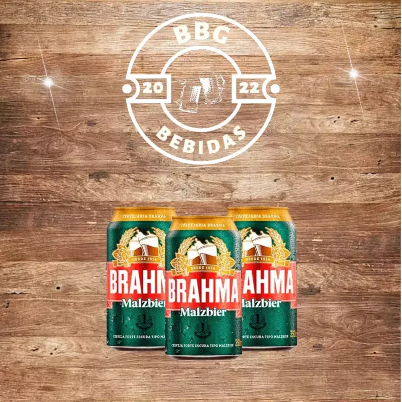 Malzbier Brahama Lata 350ml