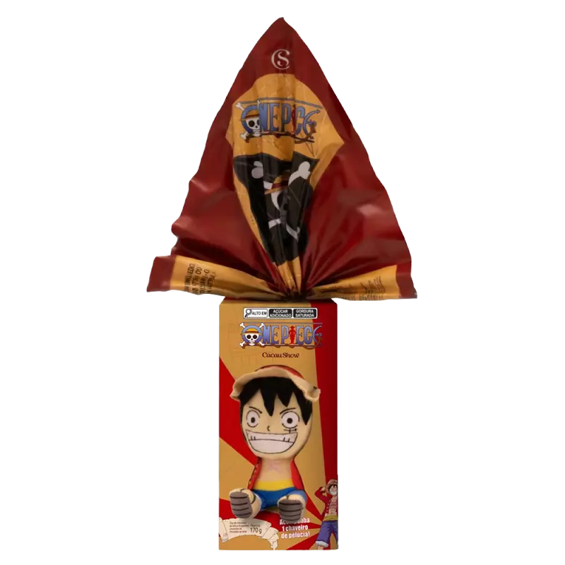 Ovo PáscoaChaveiroLufffyOnePiece170g