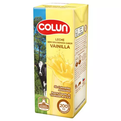 LECHE VAINILLA 200ML COLUN