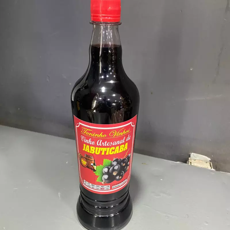 Vinho Artesanal 1Litro Jabuticaba