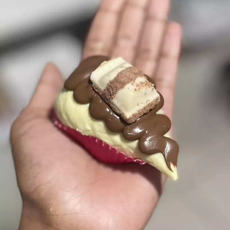 Coxinha de morango/ duplo kinder