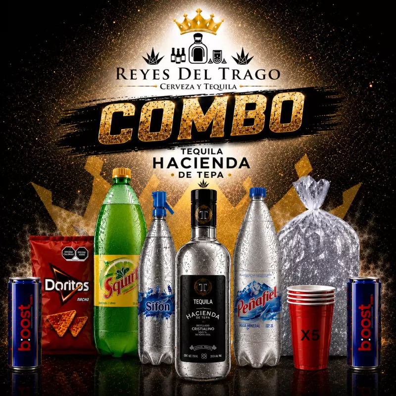 COMBO HACIENDA DE TEPA CRISTALINO