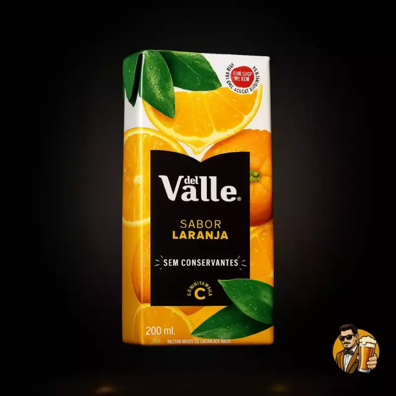 Gelo laranja Del valle
