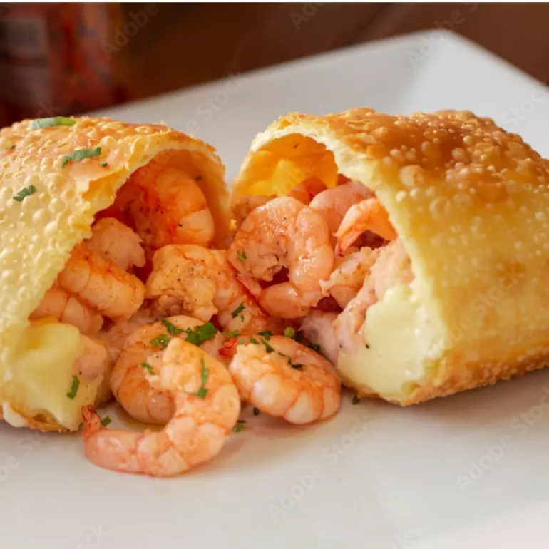 2Dois PASTEL CAMARÃO &  CREAM CHEESE