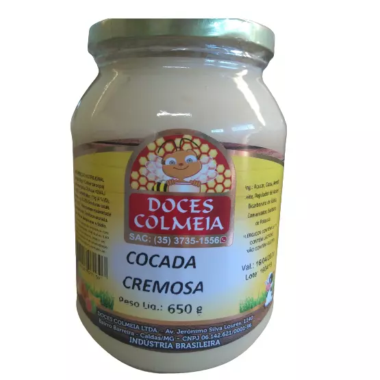 Cocaca Cremosa - Doces Colmeia 650g