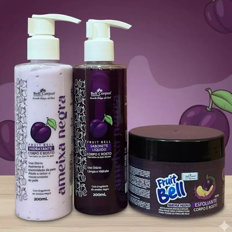 Kit Corpo e rosto Ameixa Negra