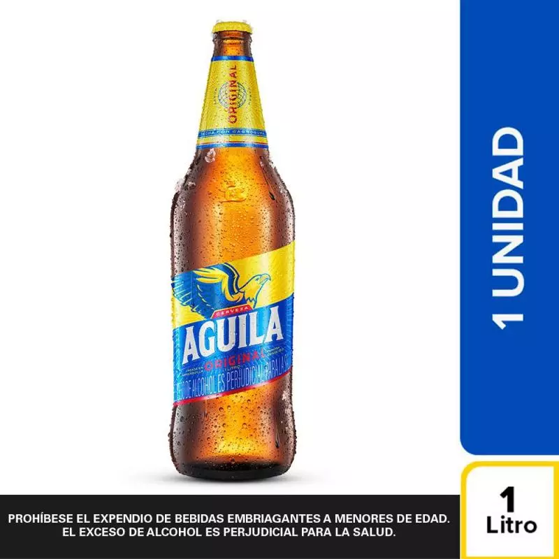 Cerveza Aguila Litro 1000mL