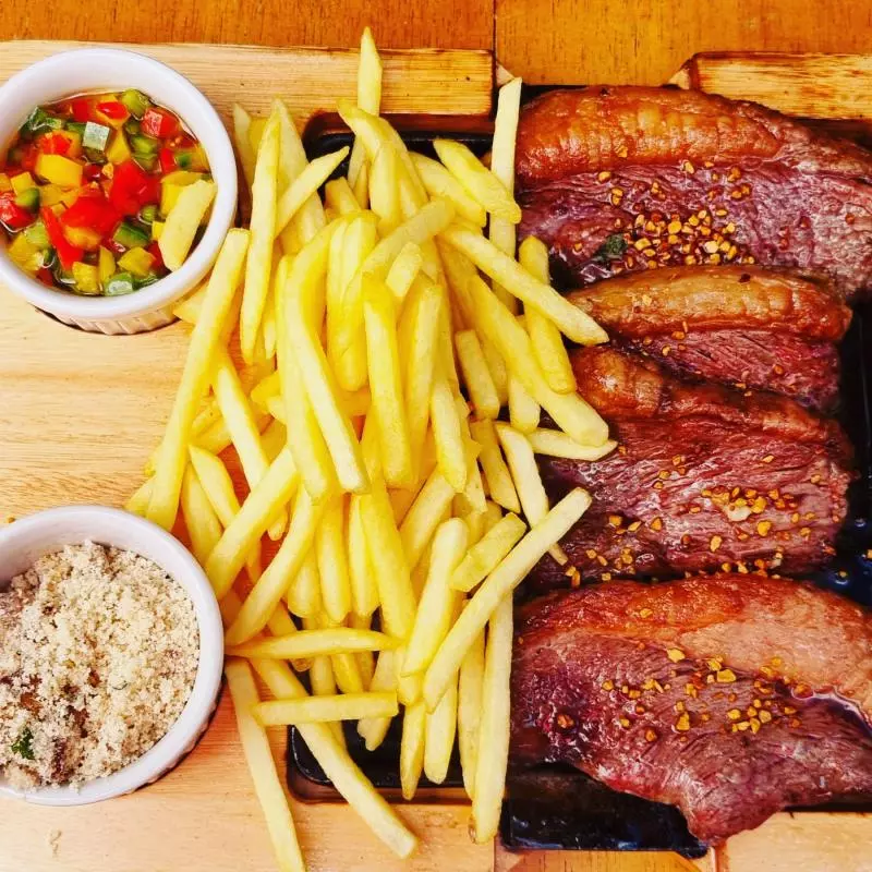 Picanha na pedra (p/ 2 pessoas)