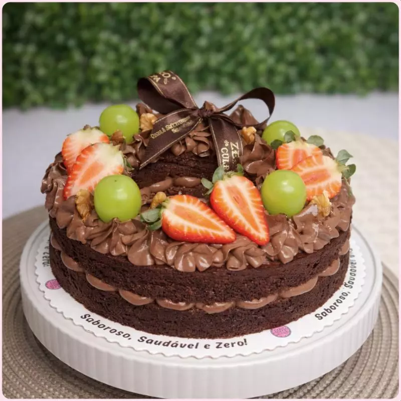 Guirlanda de Chocolate c/Frutas 800g