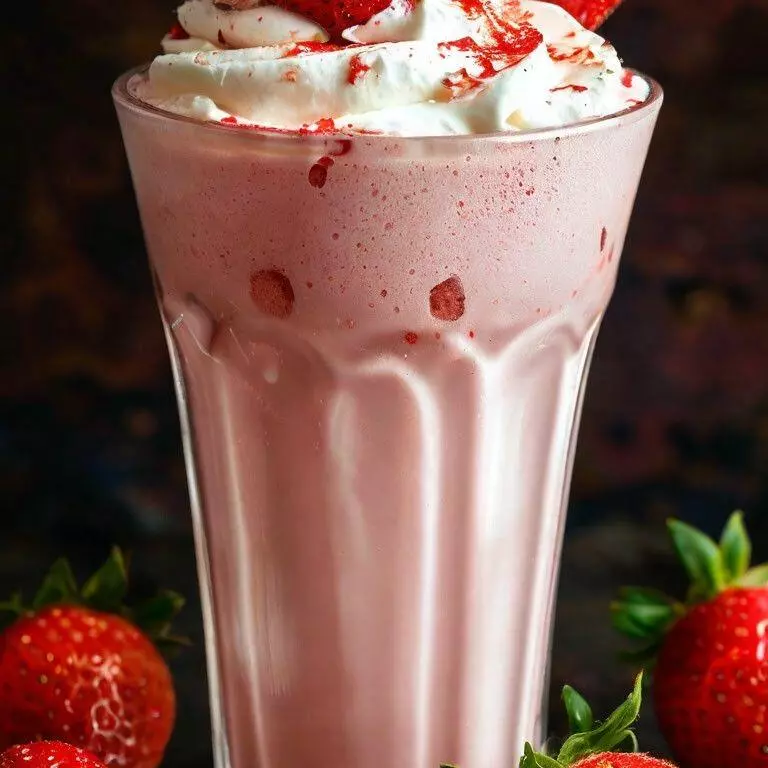 Strawberry milkshake