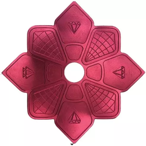 Prato Diamond Grande Vermelho