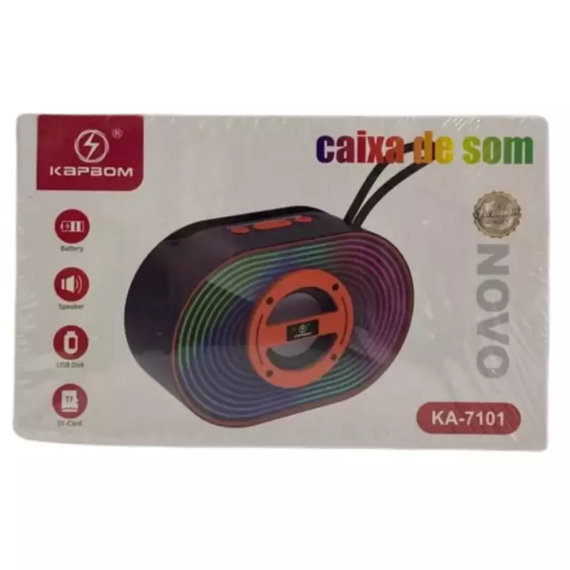 CAIXA DE SOM KAPBOM RGB KA-7101