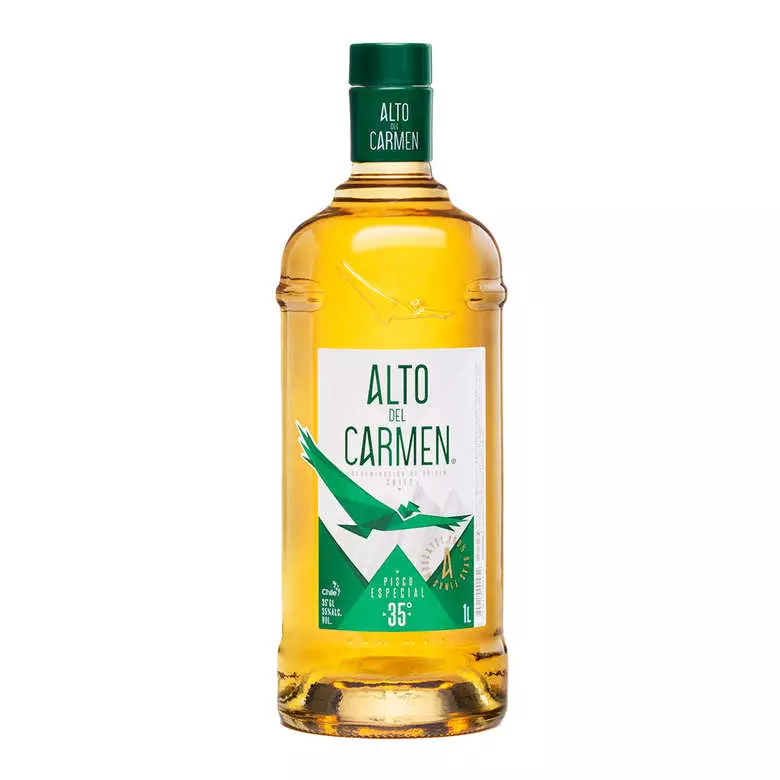 PISCO ALTO DEL CARMEN 1 LT 37,5% ALC
