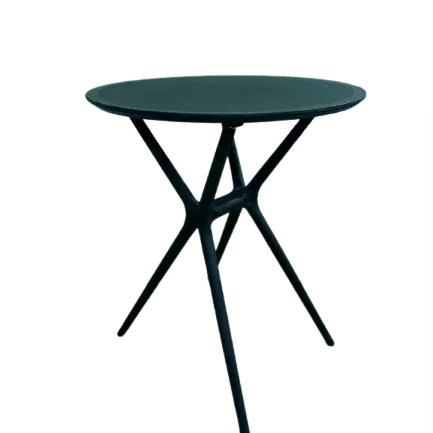 Mesa PP 60cm redonda Negro