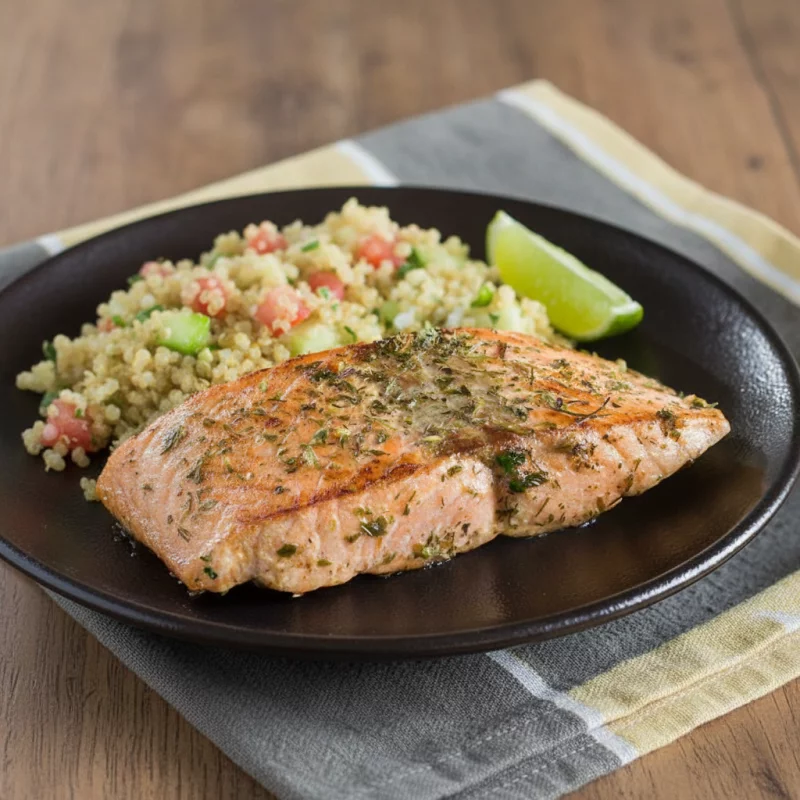 Salmón a la mantequilla