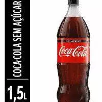 COCA-COLA SEM AÇUCAR 1,5 LITROS