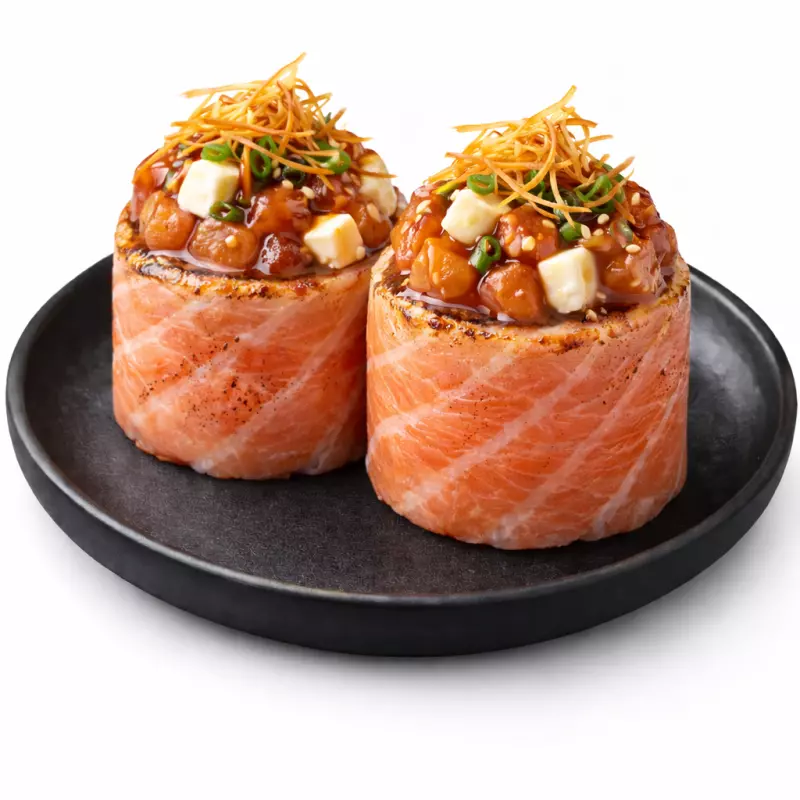 Joe Salmão maçaricado.