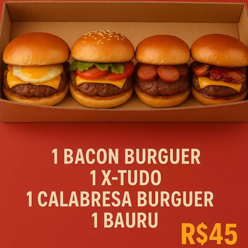 COMBO RODIZIO 🍔🔥