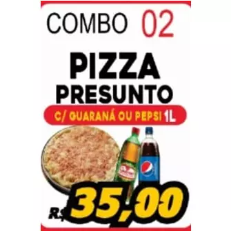 Combo 02 Pizza Presunto