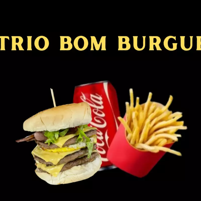 Trio Bom burguer