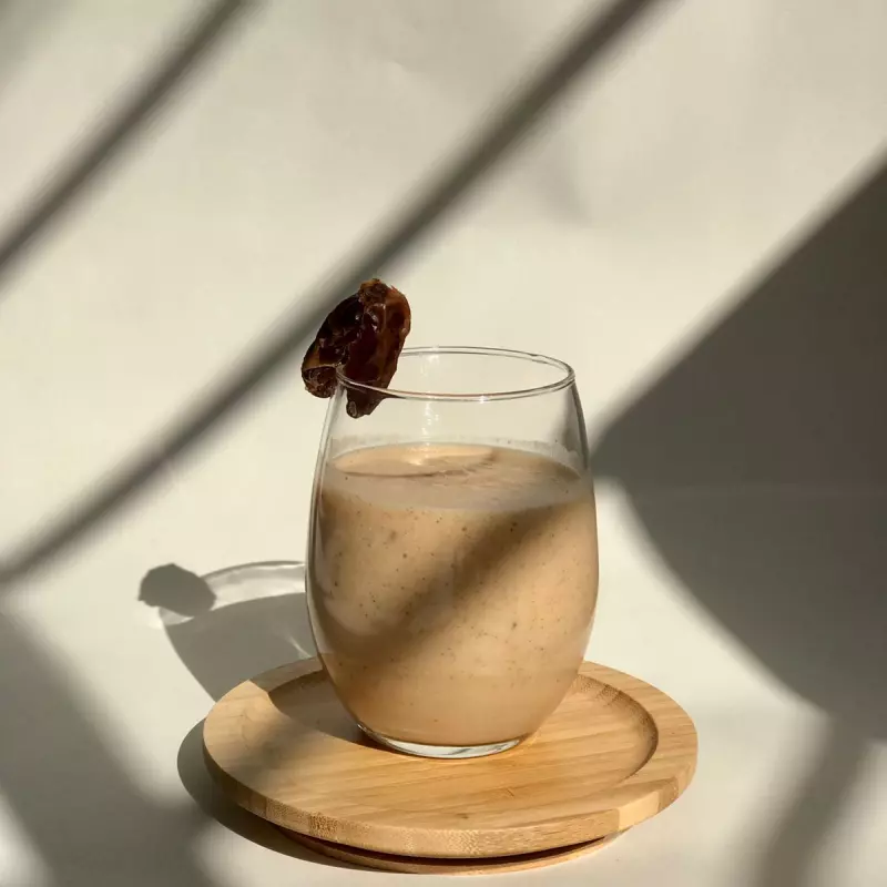 LICUADO MAMEY CON DÁTIL,VEGANO 16 OZ