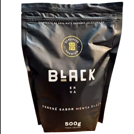 Erva-Mate Black Erva 500g Menta Black