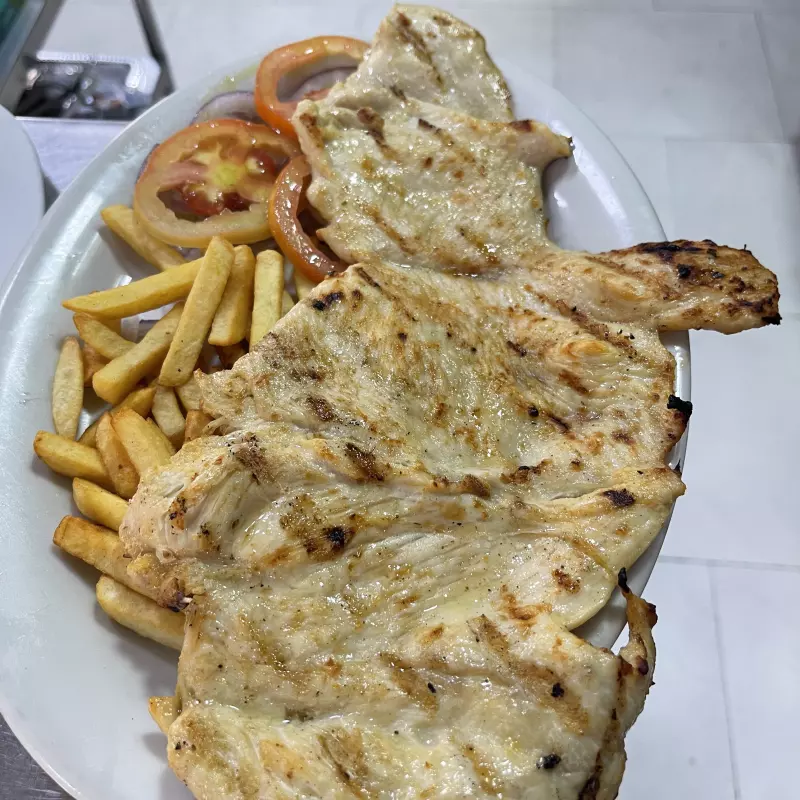 Pechuga a la brasa