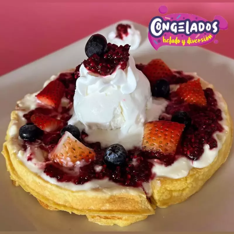 Waffle Cheesecake Frutos rojos