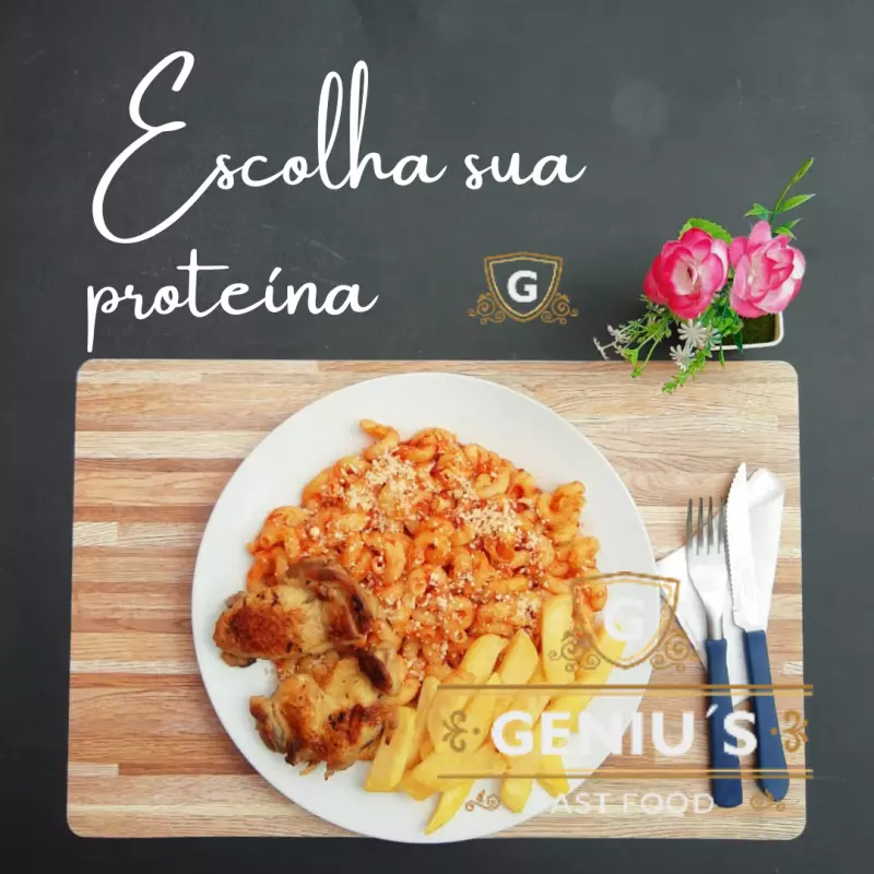 Macarronada Paulistana com fritas
