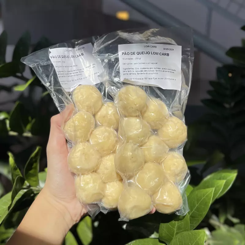 PÃO DE QUEIJO LOW CARB CONGELADO