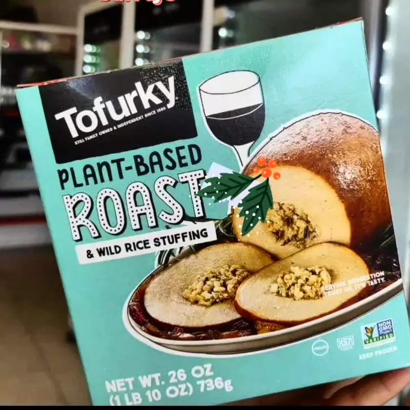 Pavo relleno de arroz salvaje