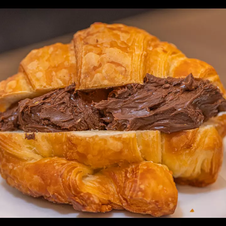Croissant com Nutella