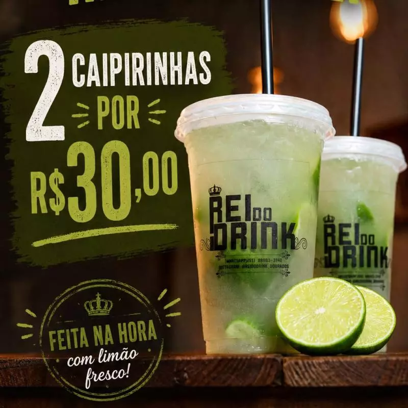 2x Caipirinhas de Limão
