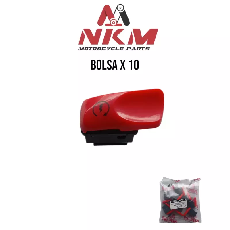 SWITCH ENCENDIDO BOTON ROJO NKM