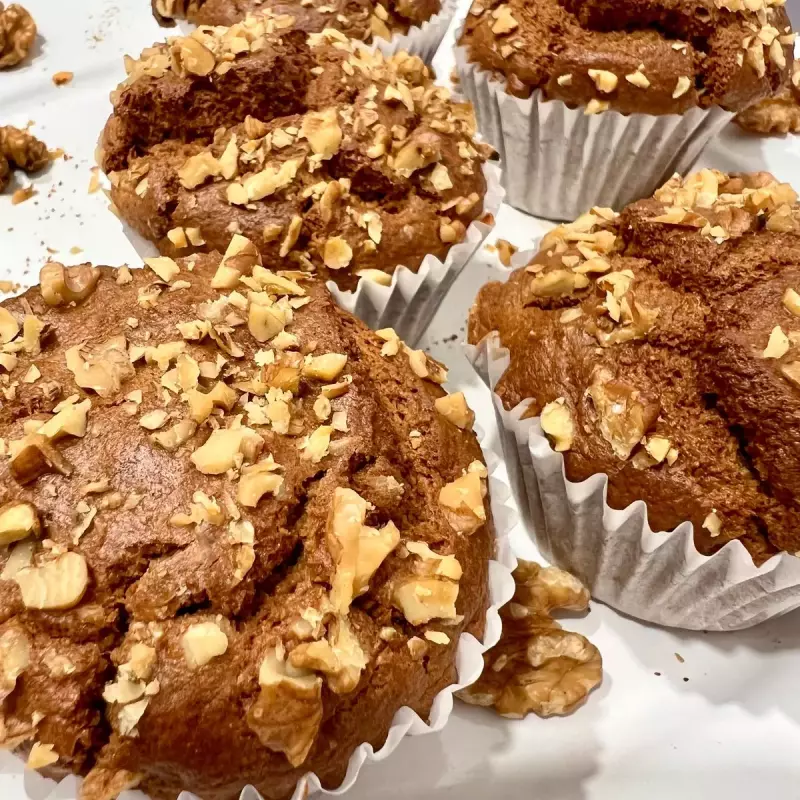 Bolinho Maçã c/ Nozes e UVA Passa