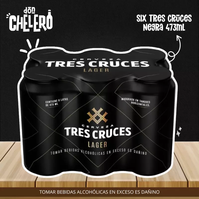 SIX TRES CRUCES x 473 ML LATAZA