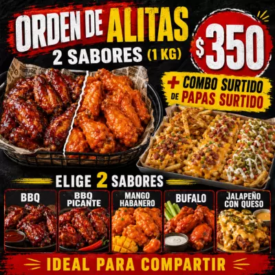 Orden de Alitas (1 kg)