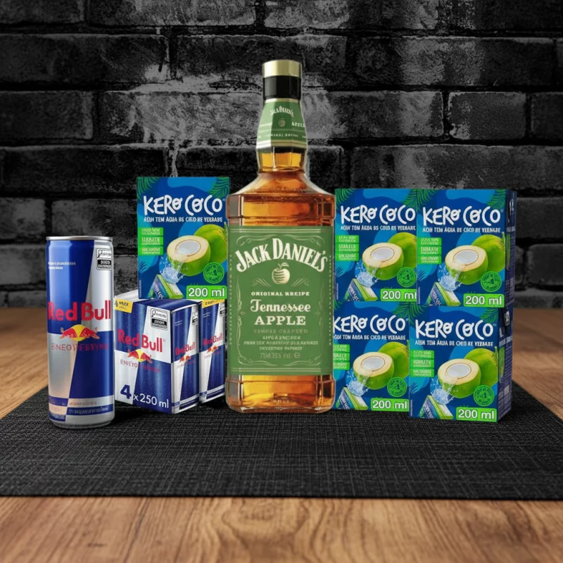 COMBO JACK DE MAÇÃ VERDE 1L