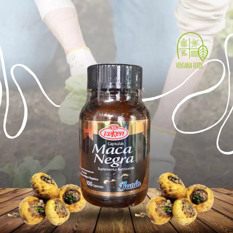KOKEN MACA NEGRA 100 CAPSULAS