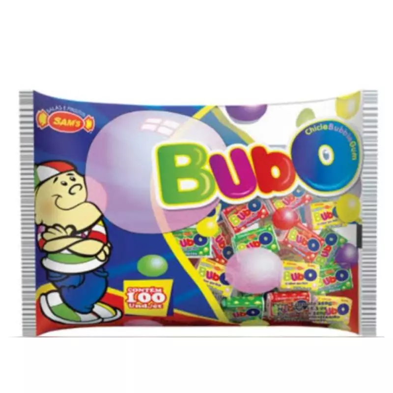 chiclete bubo 100 unid