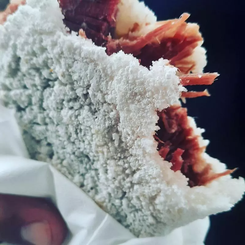 Carne seca com creem cheese