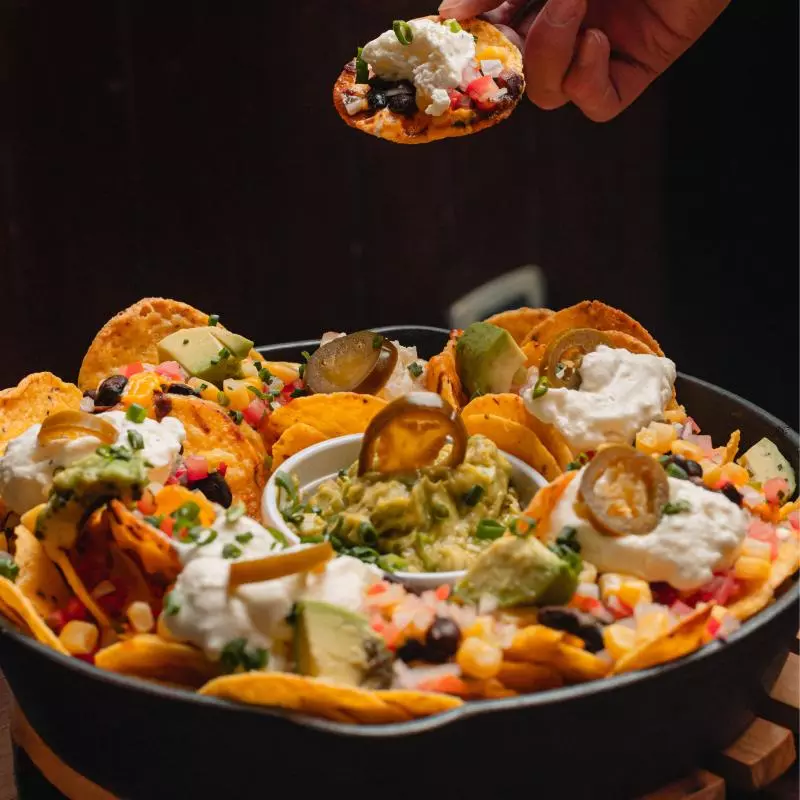Nachos Vegetarianos