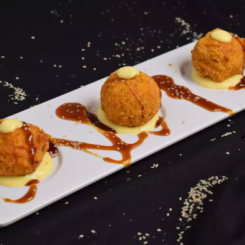 Croquetas de cangrejo