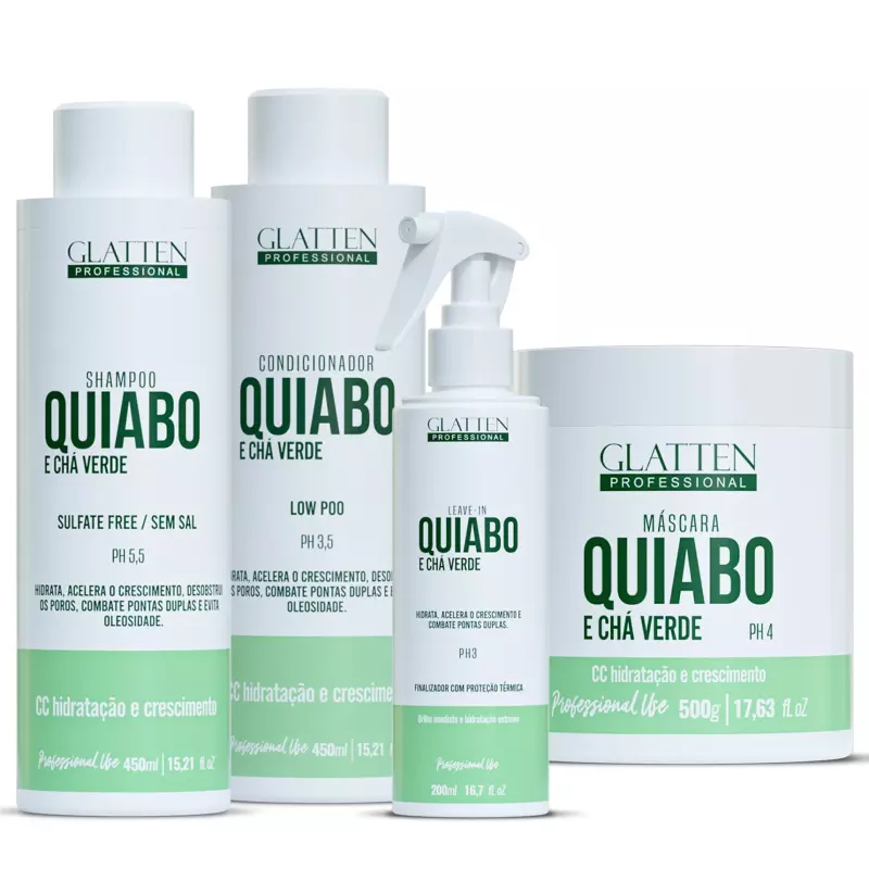 Glatten Kit Quiabo e Chá Verde